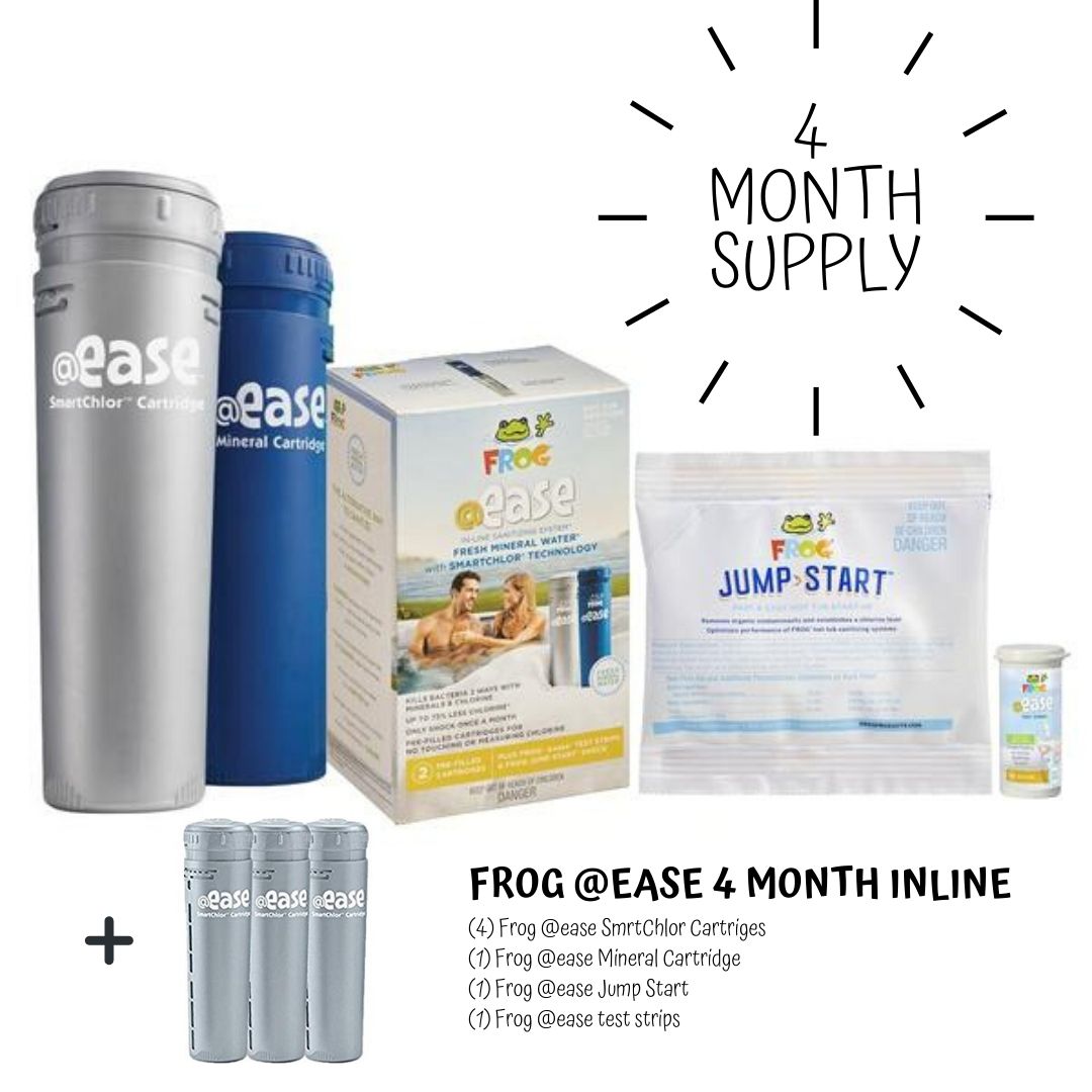 Frog ease 4 Month Supply for Inline Cartriges HotSpring Supply
