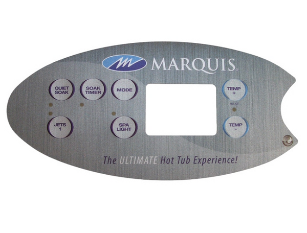 Marquis Spas 7 button overlay for MQ control panel 650-0682