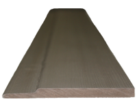 HotSpring Spa Cool Gray Flat Slat Horizontal Siding 4.5"
