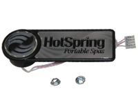 HotSpring Spa Badge Logo Light in Blue and Green